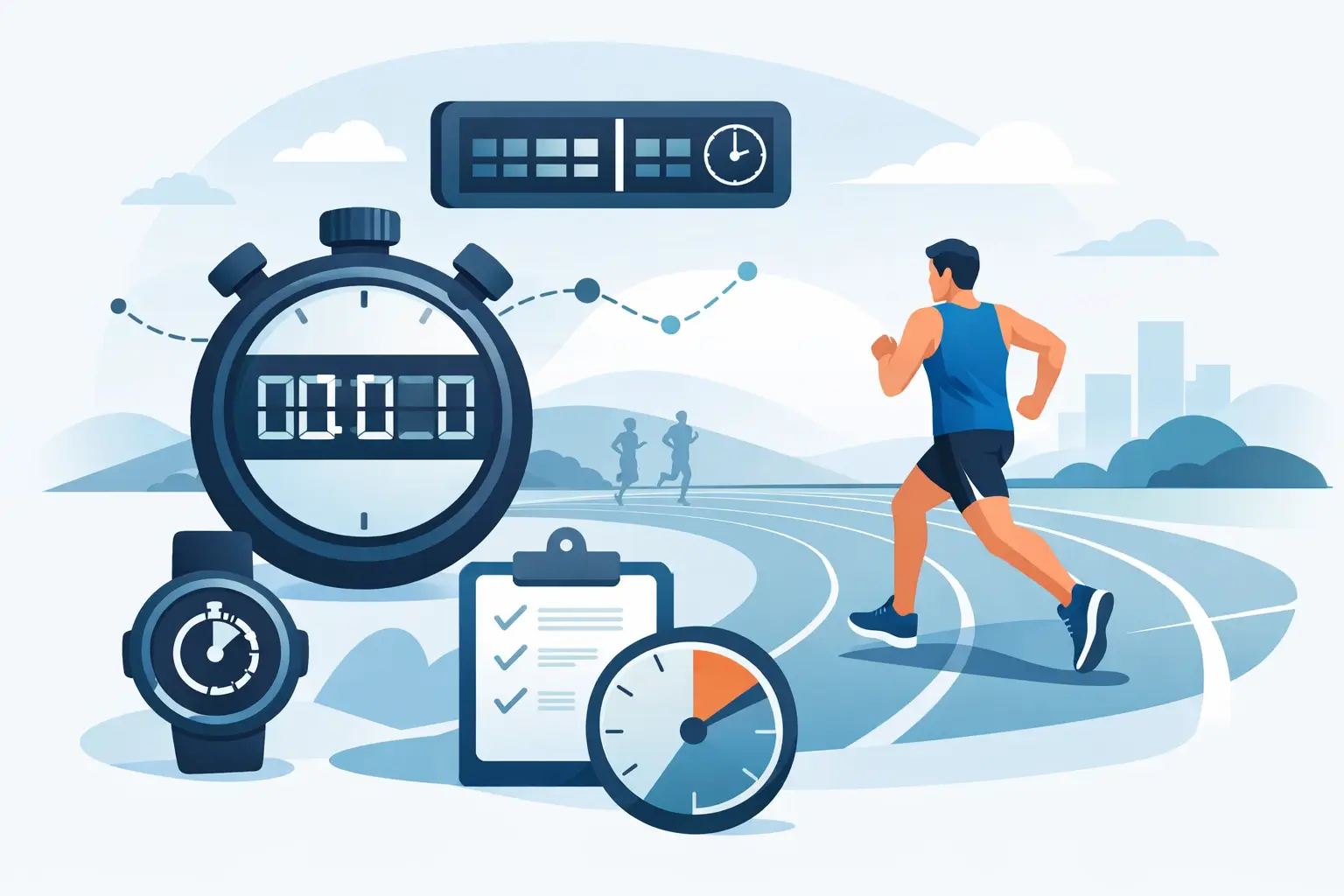 Zwischenzeiten beim Lauf richtig erfassen